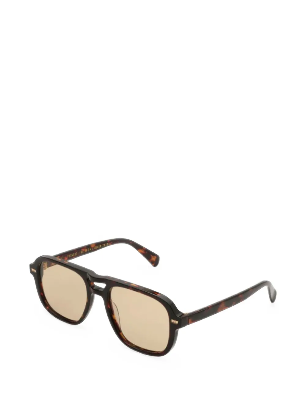 Gast Syn zonnebril met schildpad-effect Bruin