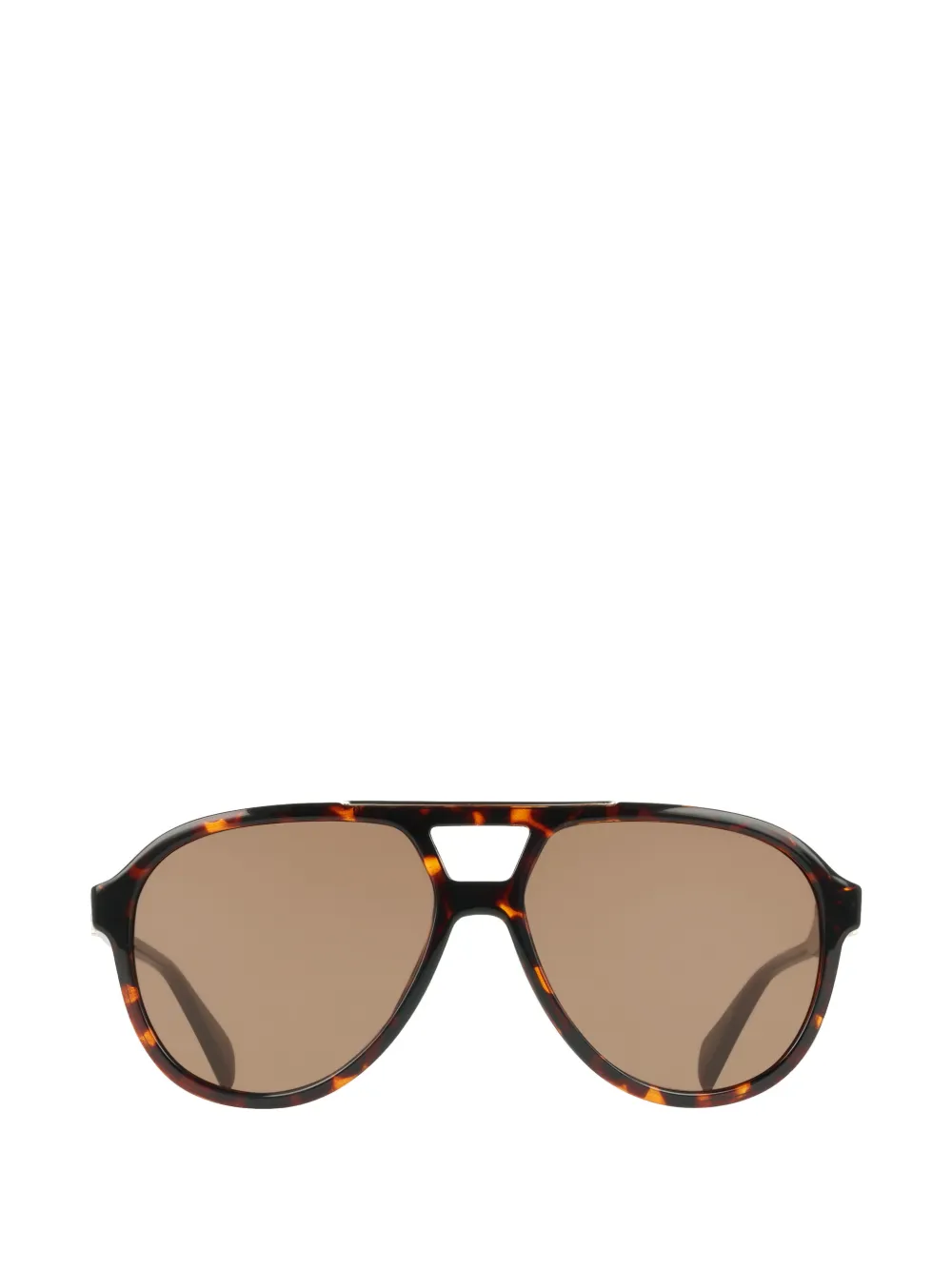 LIU JO tortoiseshell-effect pilot-frame sunglasses | Brown | Image 1