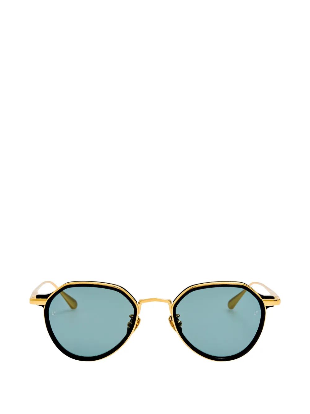 Linda Farrow Dellal geometric-frame sunglasses - Schwarz