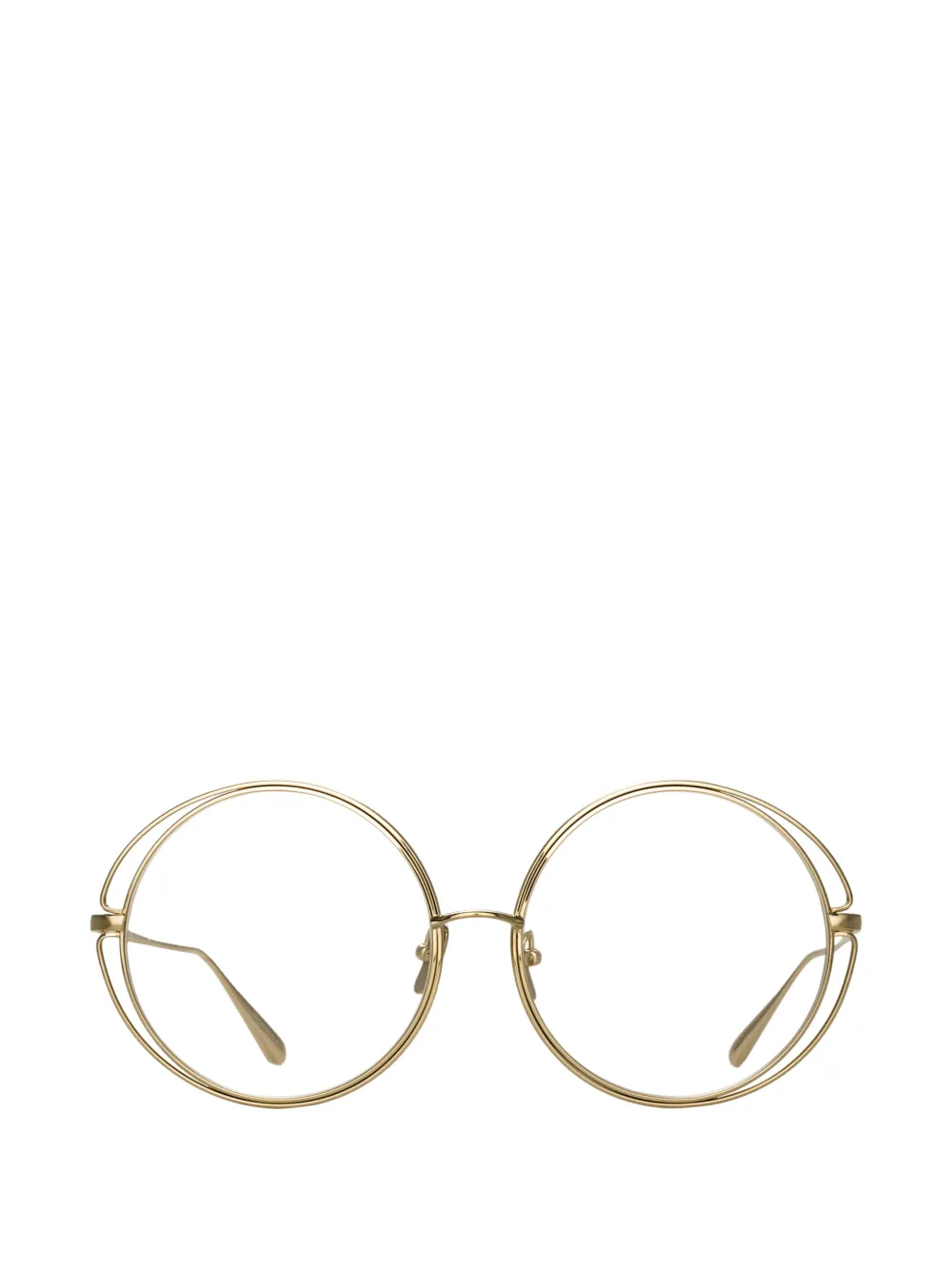 Linda Farrow lunettes de vue Selene à monture ronde - Or Linda Farrow lunettes de vue Selene à monture ronde - Or