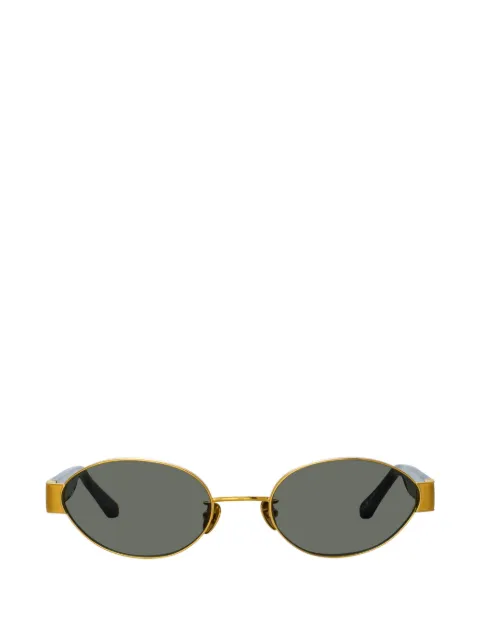 Linda Farrow Sadie oval-frame sunglasses