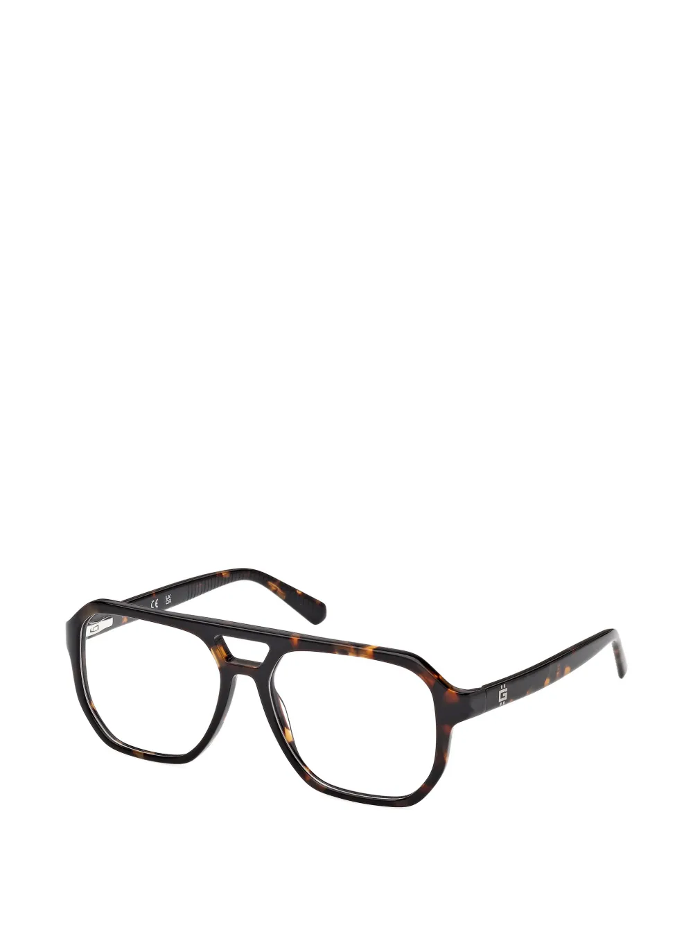 GUESS EYEWEAR Bril met piloten montuur Bruin