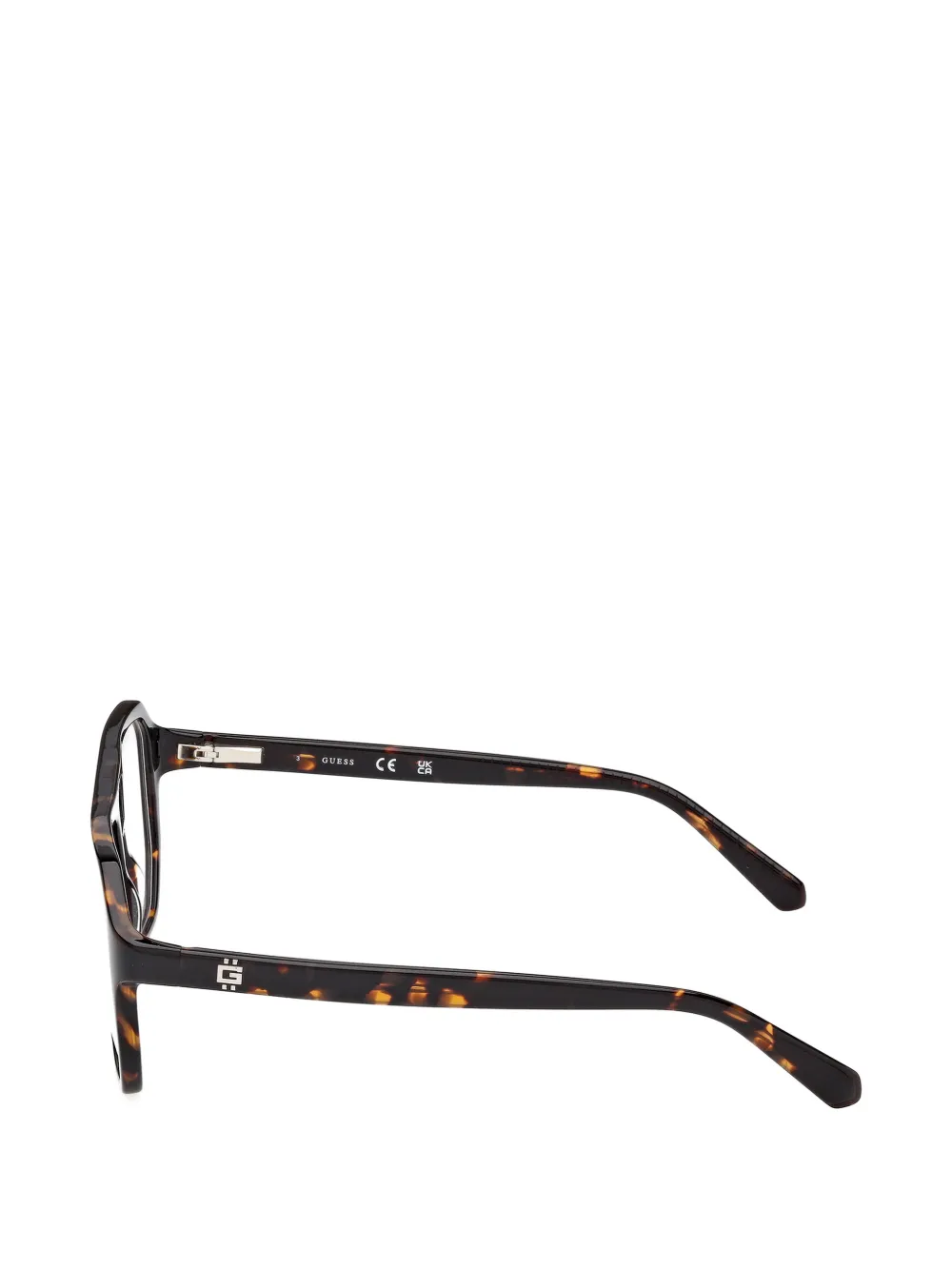 GUESS EYEWEAR Bril met piloten montuur Bruin