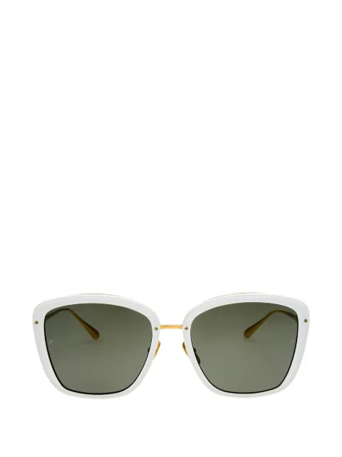 Linda Farrow Anais oversized square-frame sunglasses
