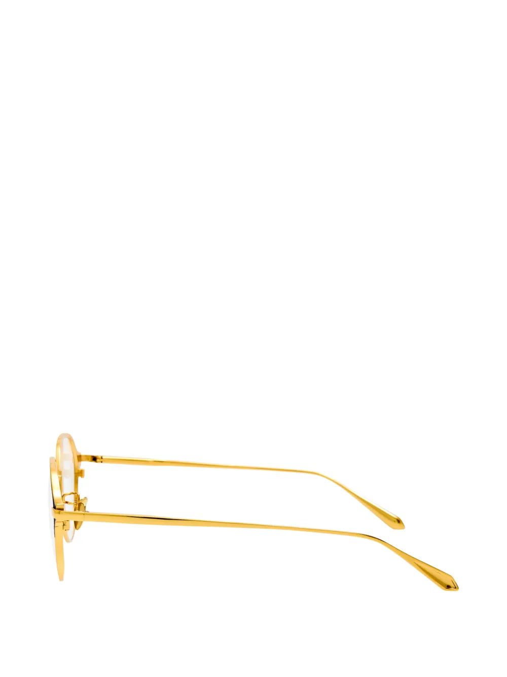 Linda Farrow Wilson 22kt gouden bril met geometrisch montuur