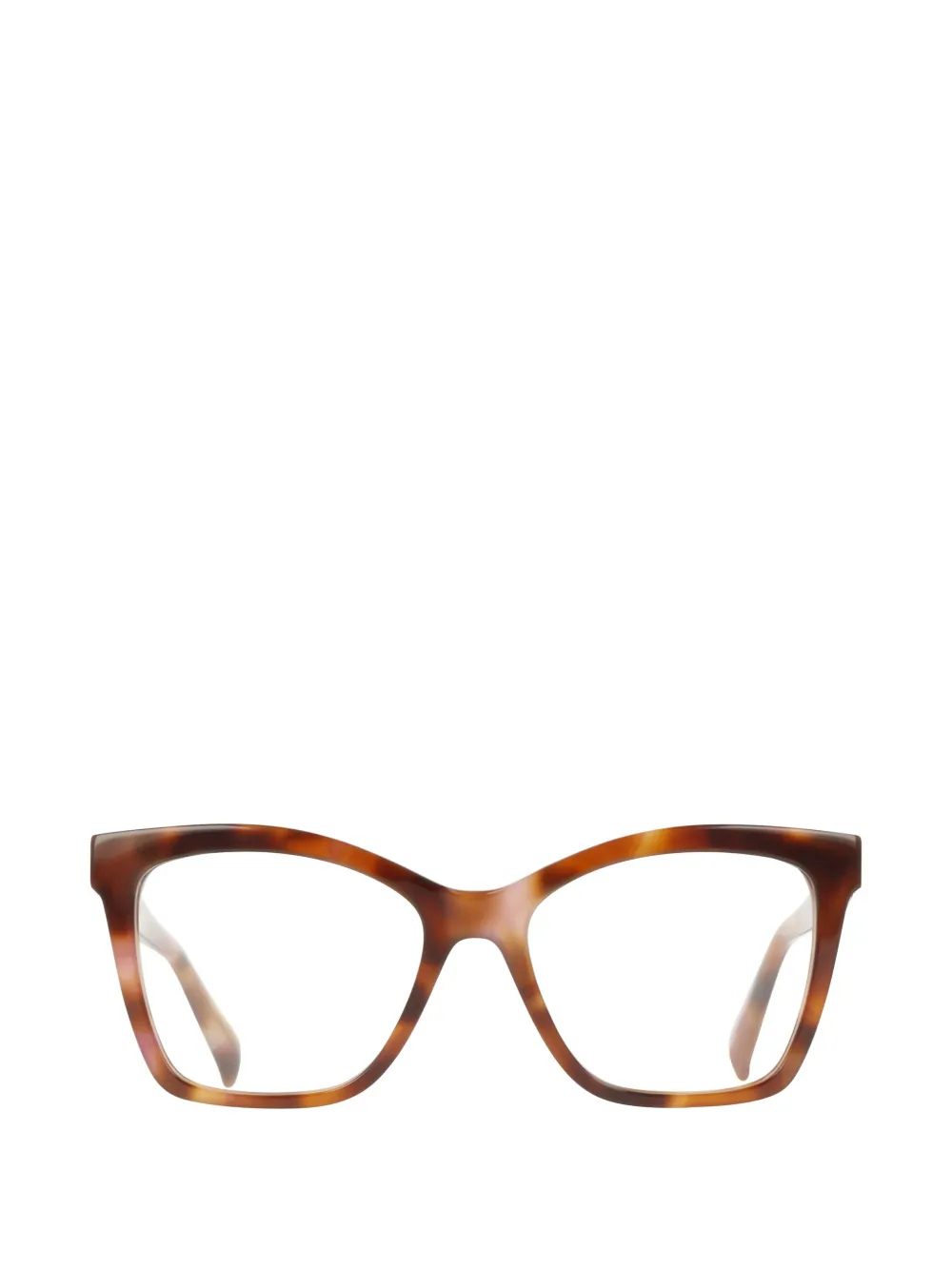 LIU JO tortoiseshell-effect cat-eye glasses - Marrone