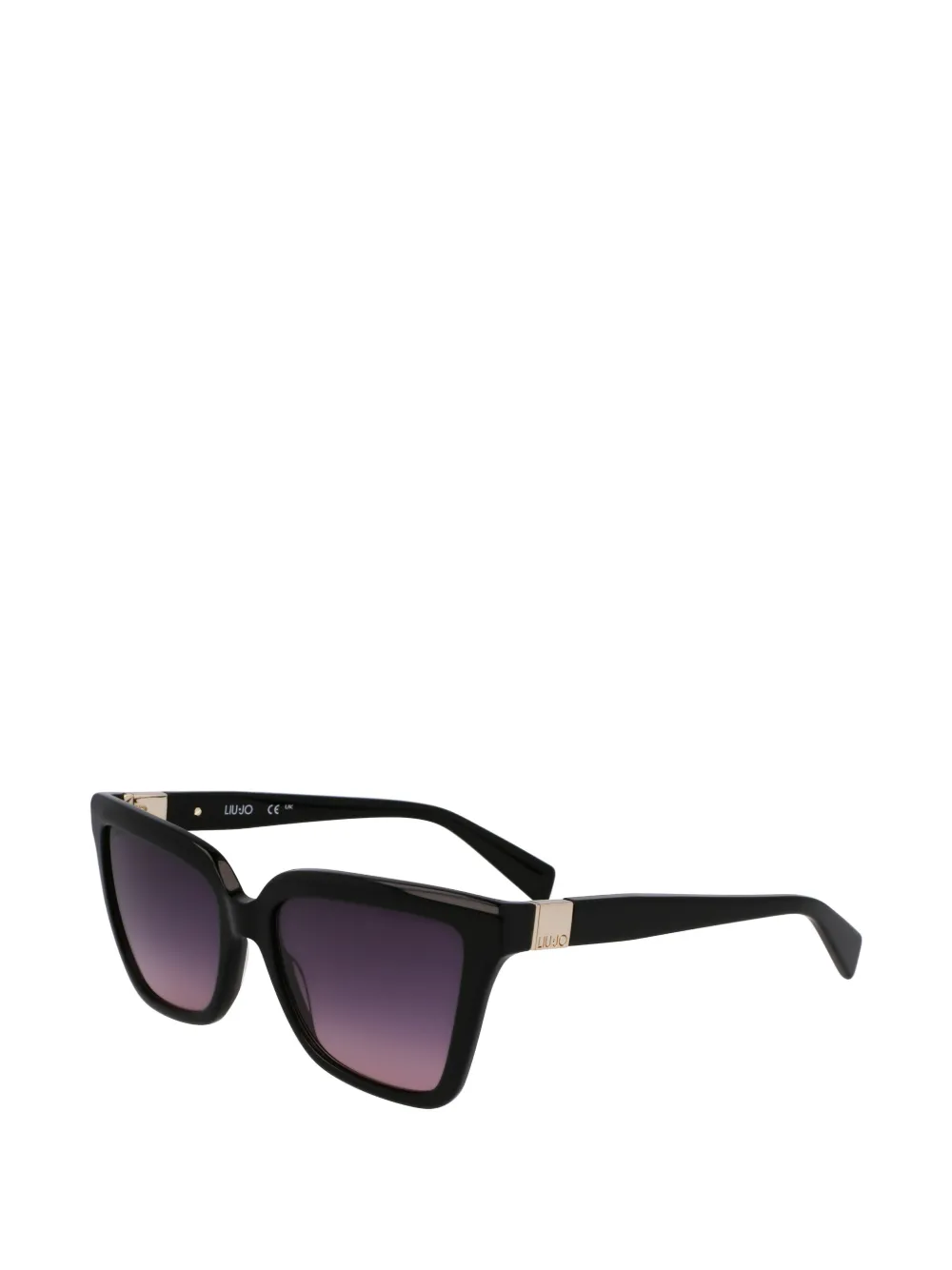 LIU JO gradient square-frame sunglasses Zwart