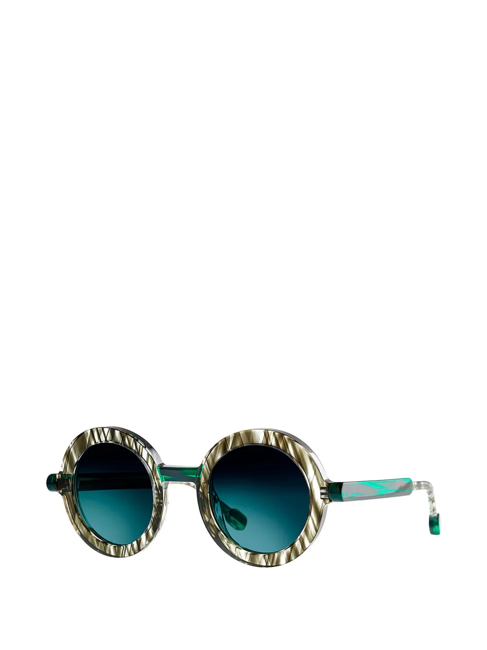 Theo Eyewear Popsi round-frame sunglasses Groen