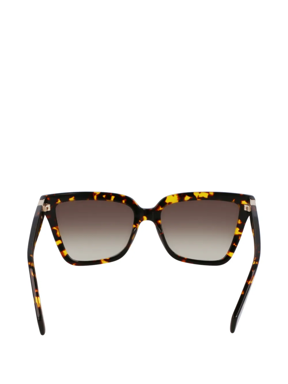 LIU JO tortoiseshell-effect square-frame sunglasses Bruin