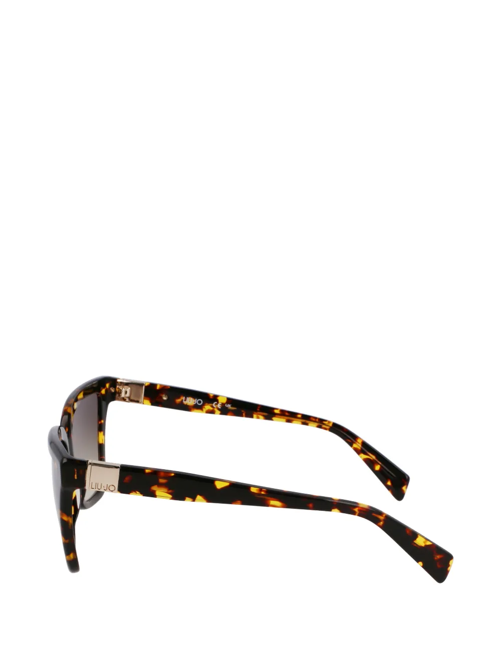 LIU JO tortoiseshell-effect square-frame sunglasses Bruin