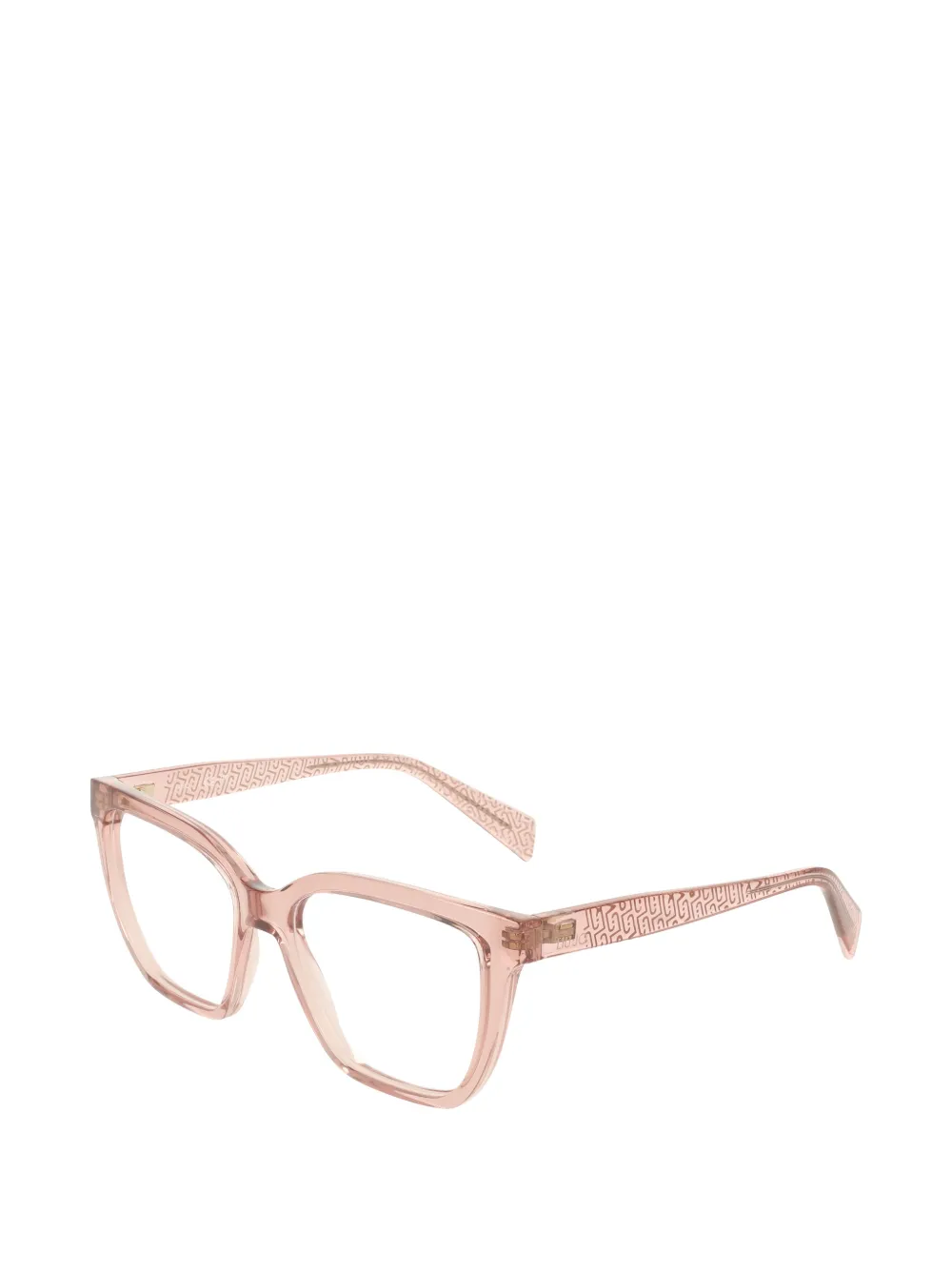 LIU JO geometric-frame glasses Roze