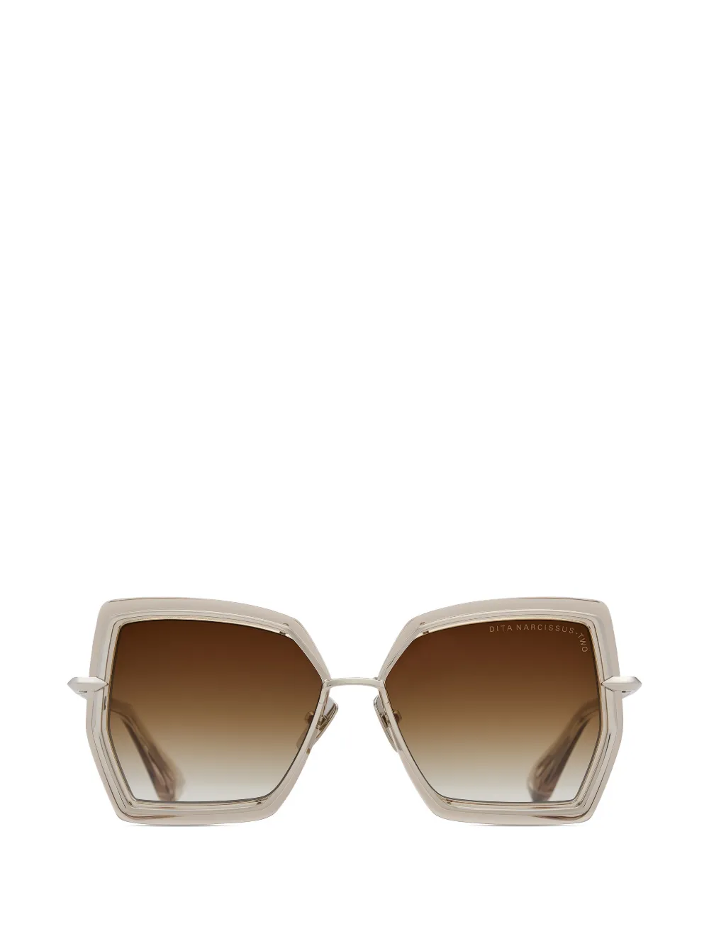 Dita Eyewear Narcissus-Two geometric-frame sunglasses - Argento