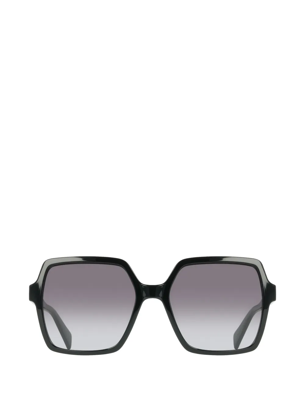 LIU JO geometric-frame sunglasses Zwart