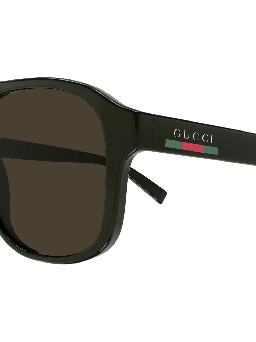 Gucci Eyewear Zonnebril met piloten montuur Zwart