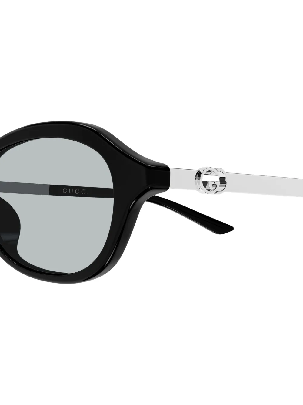 Gucci Eyewear Zonnebril met cat-eye-montuur en GG-logo Zwart