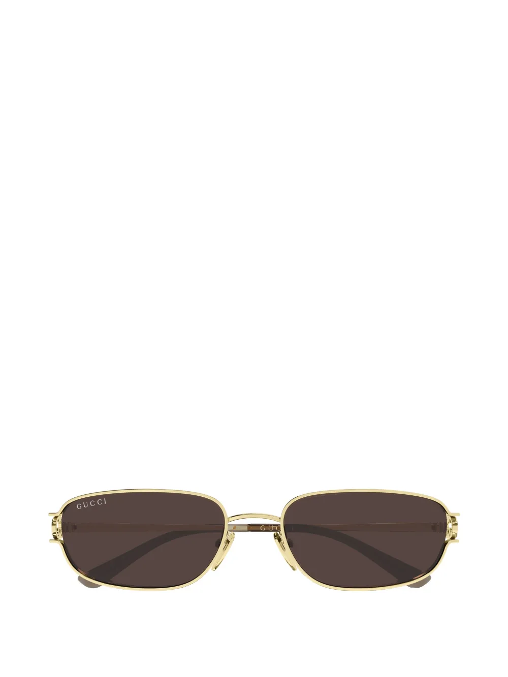 Gucci Eyewear rectangular-frame sunglasses - Oro