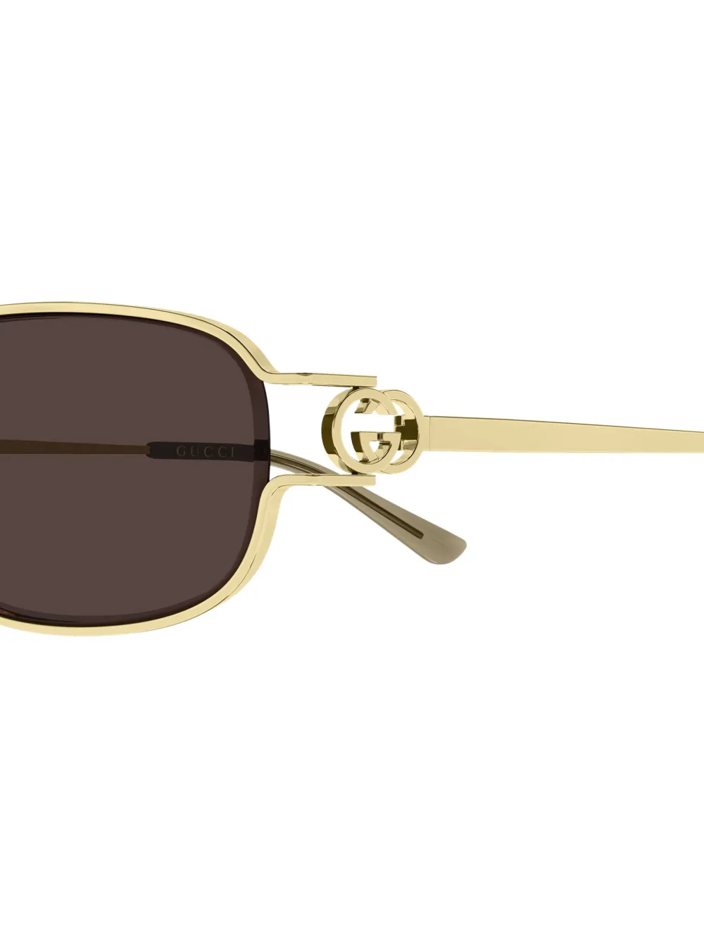 Gucci Eyewear rectangular-frame sunglasses Goud