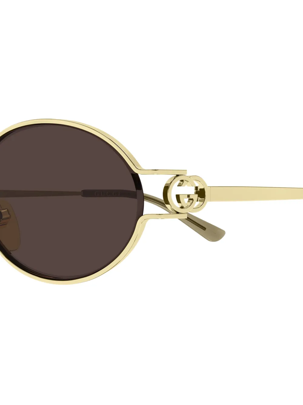Gucci Eyewear oval-frame sunglasses Goud