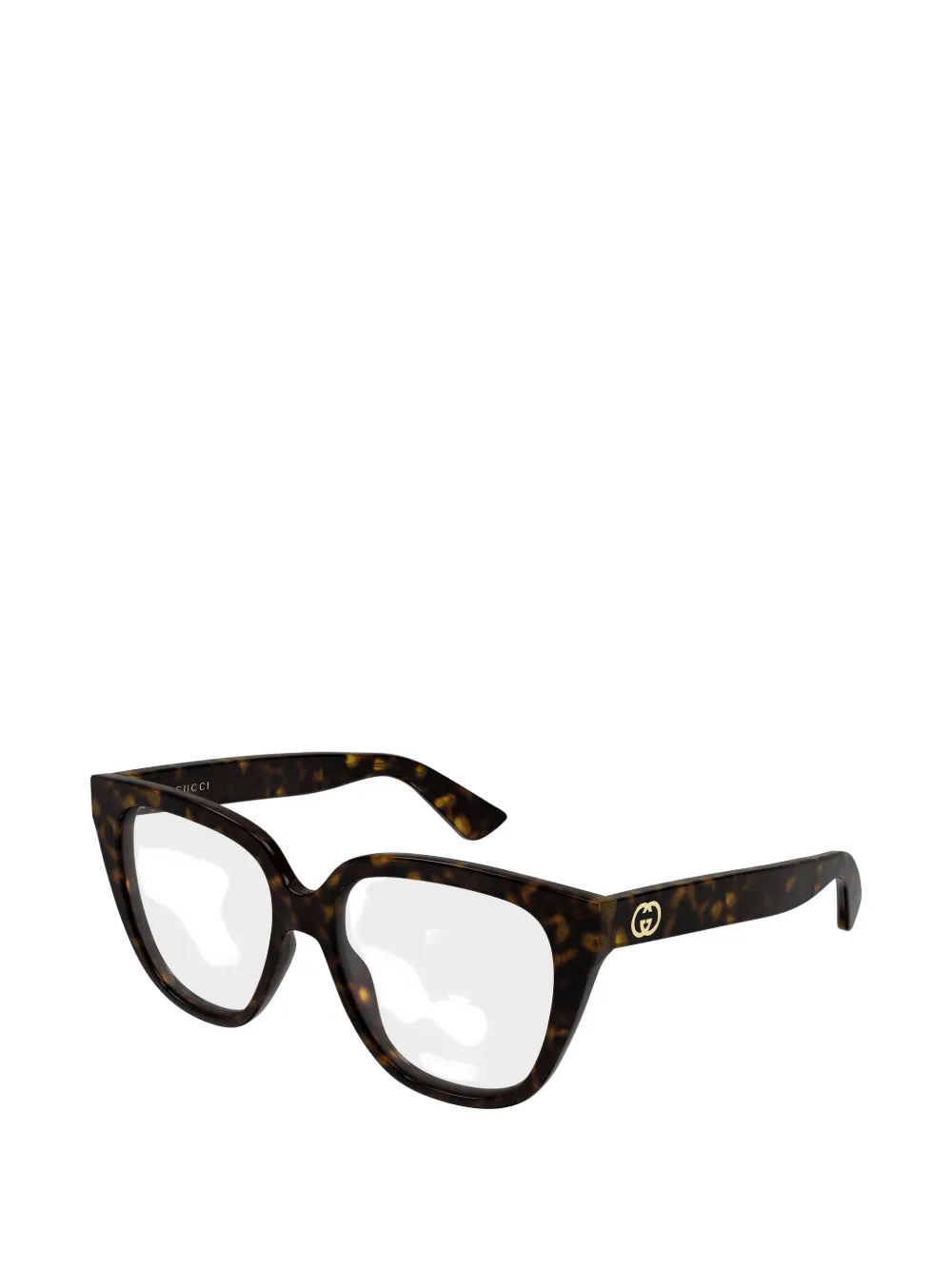 Gucci Eyewear Bril met cat-eye montuur Bruin