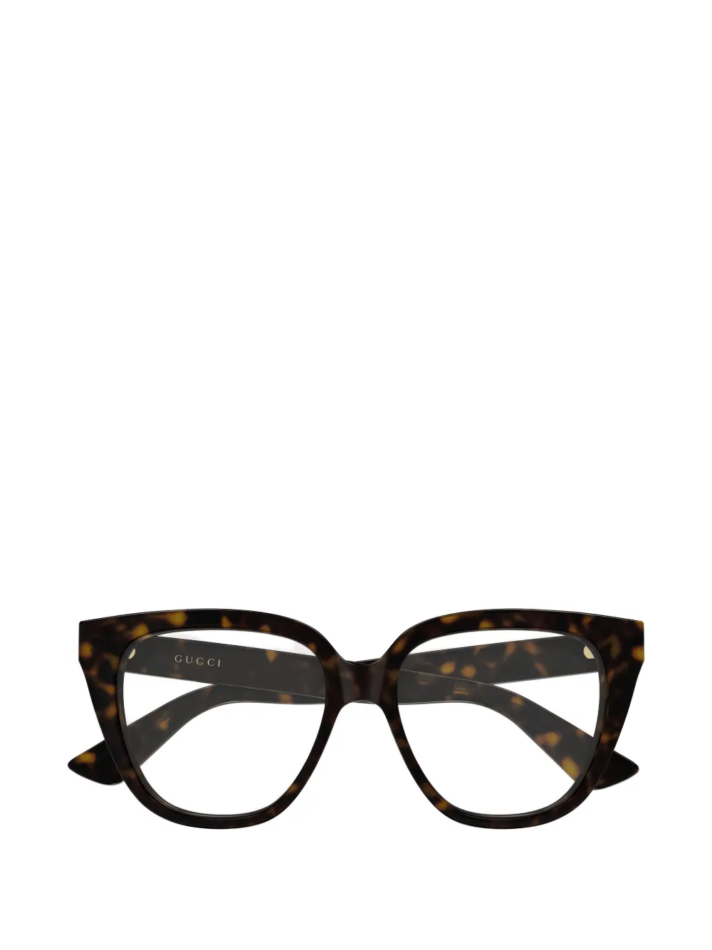 Gucci Eyewear Interlocking G cat-eye glasses - Marrone