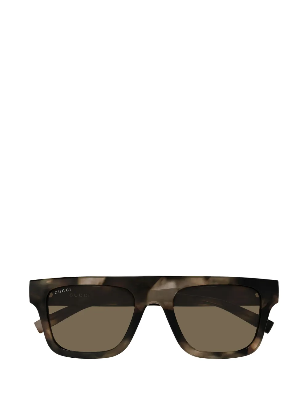 Gucci Eyewear tortoiseshell-effect square-frame sunglasses - Grau