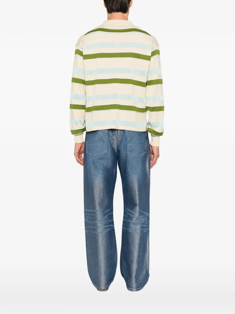 JW Anderson Gestreept poloshirt Beige
