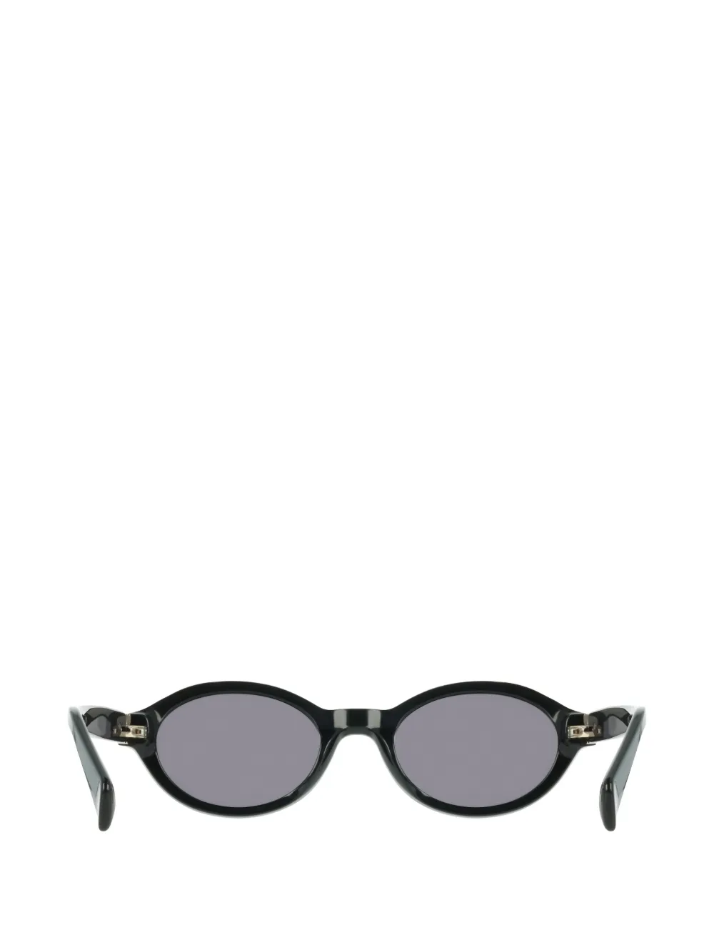 LIU JO logo-plaque round-frame sunglasses Zwart