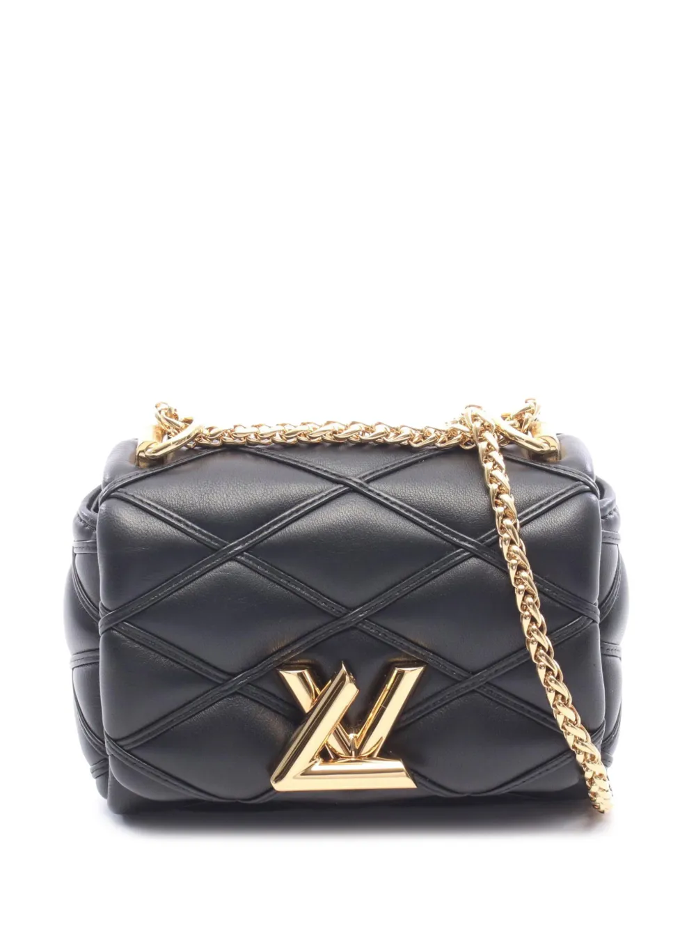 Louis Vuitton Pre-Owned 2000-2026 Pico Quilted Lambskin Malletage GO 14 crossbody bag - Nero