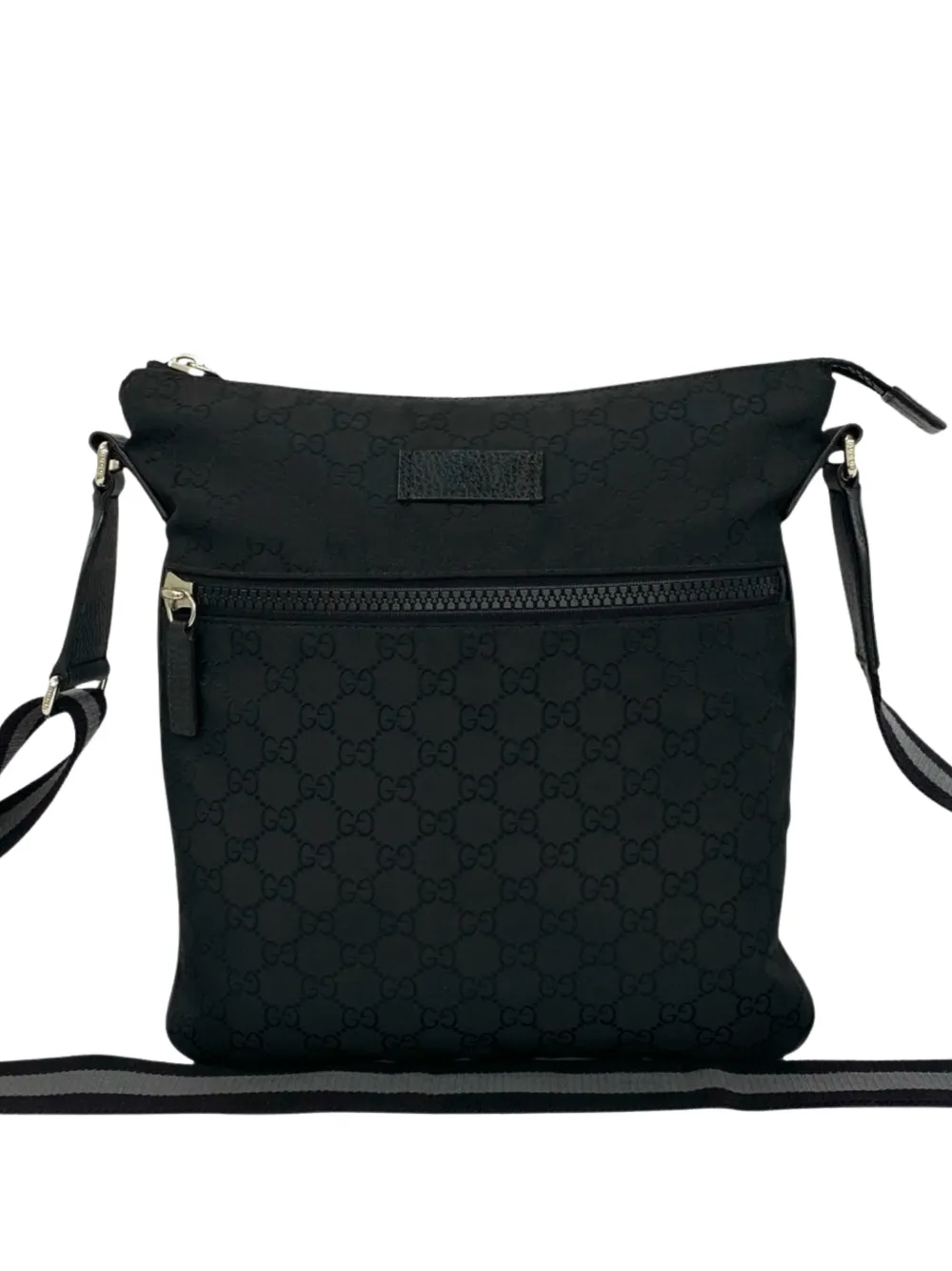Gucci Pre-Owned 2000-2015 GG Umhängetasche aus Nylon - Schwarz