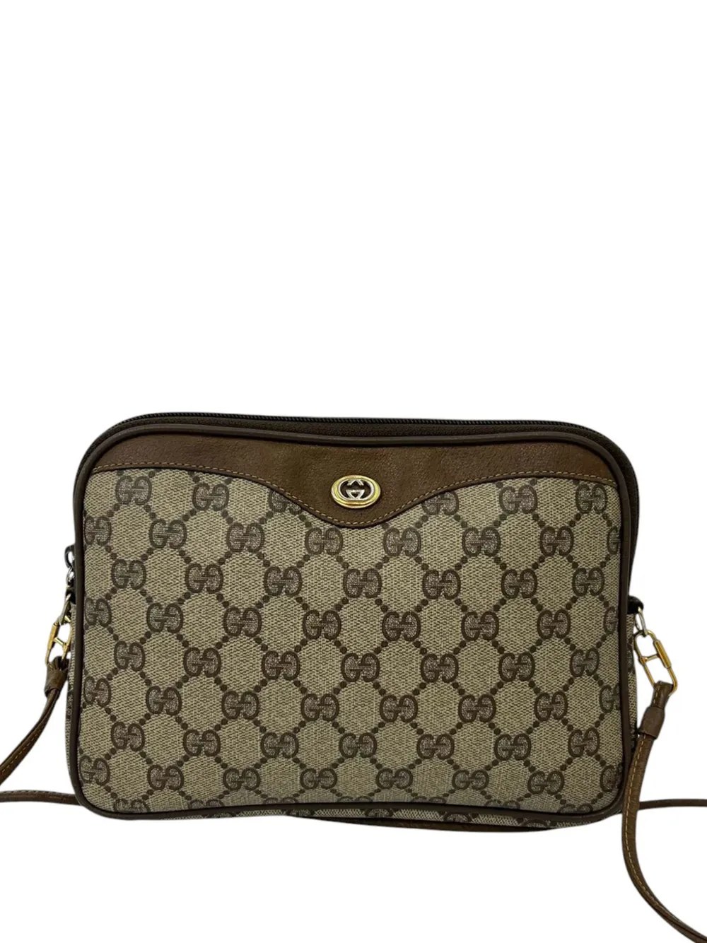 Gucci Pre-Owned 1980-1990 GG Supreme crossbody bag - Neutrals