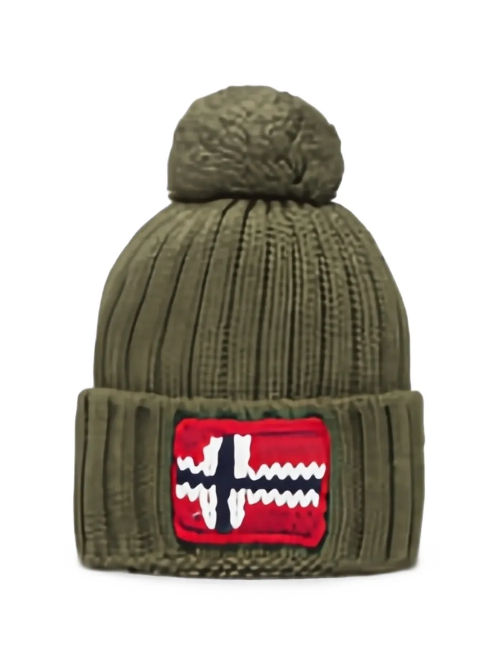 Napapijri Semiury pompom beanie hat - Verde