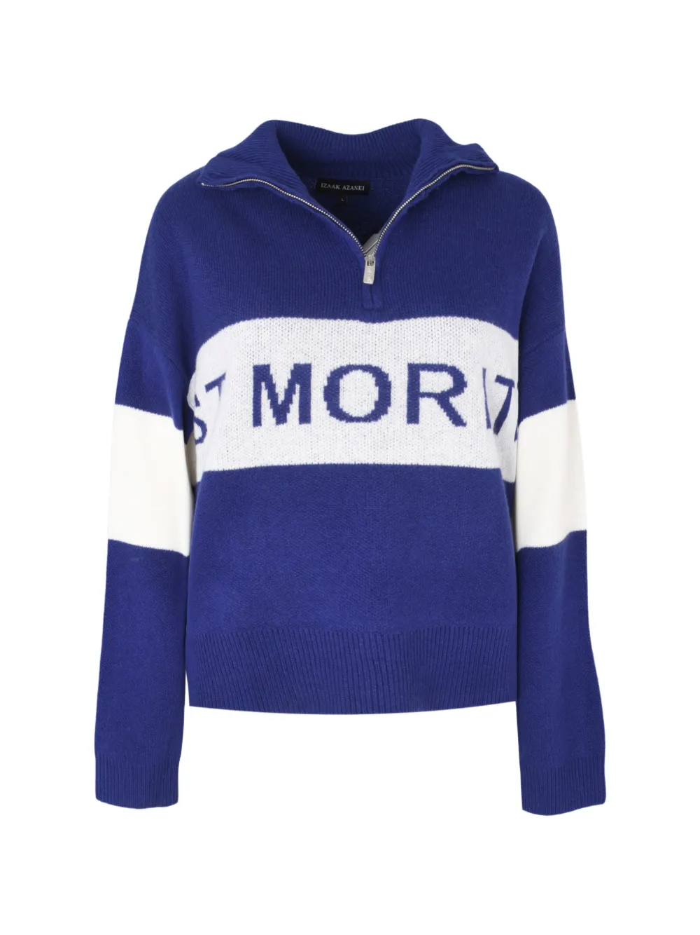 Izaak Azanei St Moritz zip-up sweater