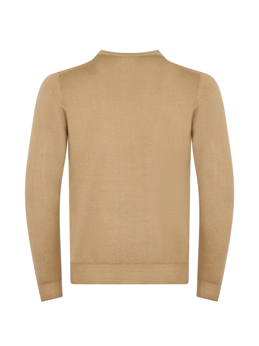 Fedeli Trui met V-hals en lange mouwen Beige