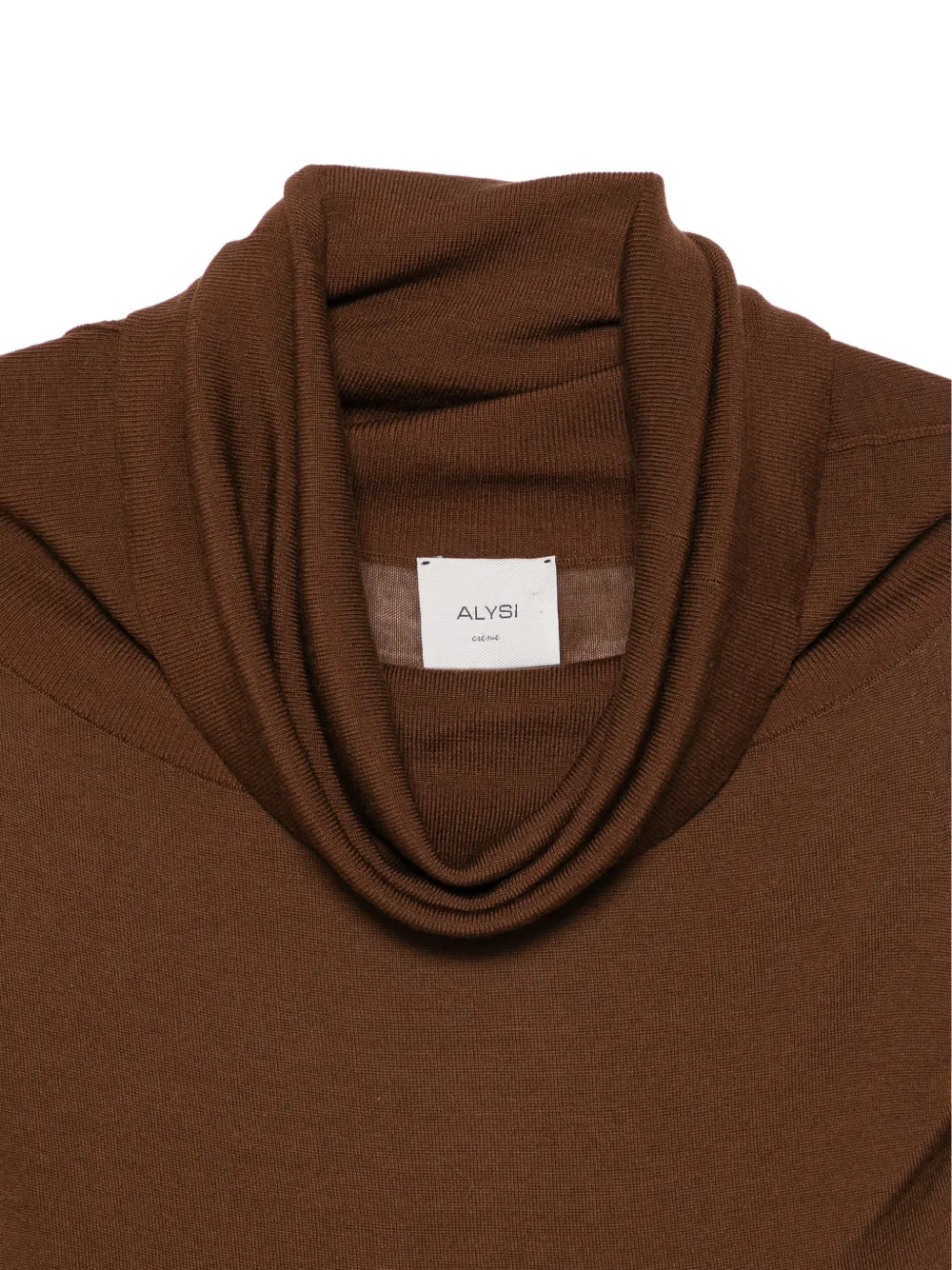 Alysi long-sleeve sweater Bruin