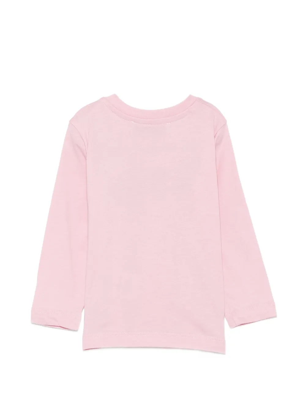 MSGM Kids T-shirt met logopatch Roze