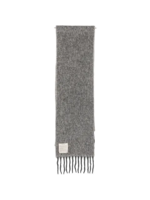 Alysi fringed knitted scarf