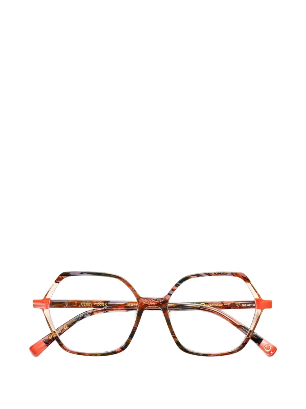 Etnia Barcelona Ceres geometric-frame glasses - Arancione