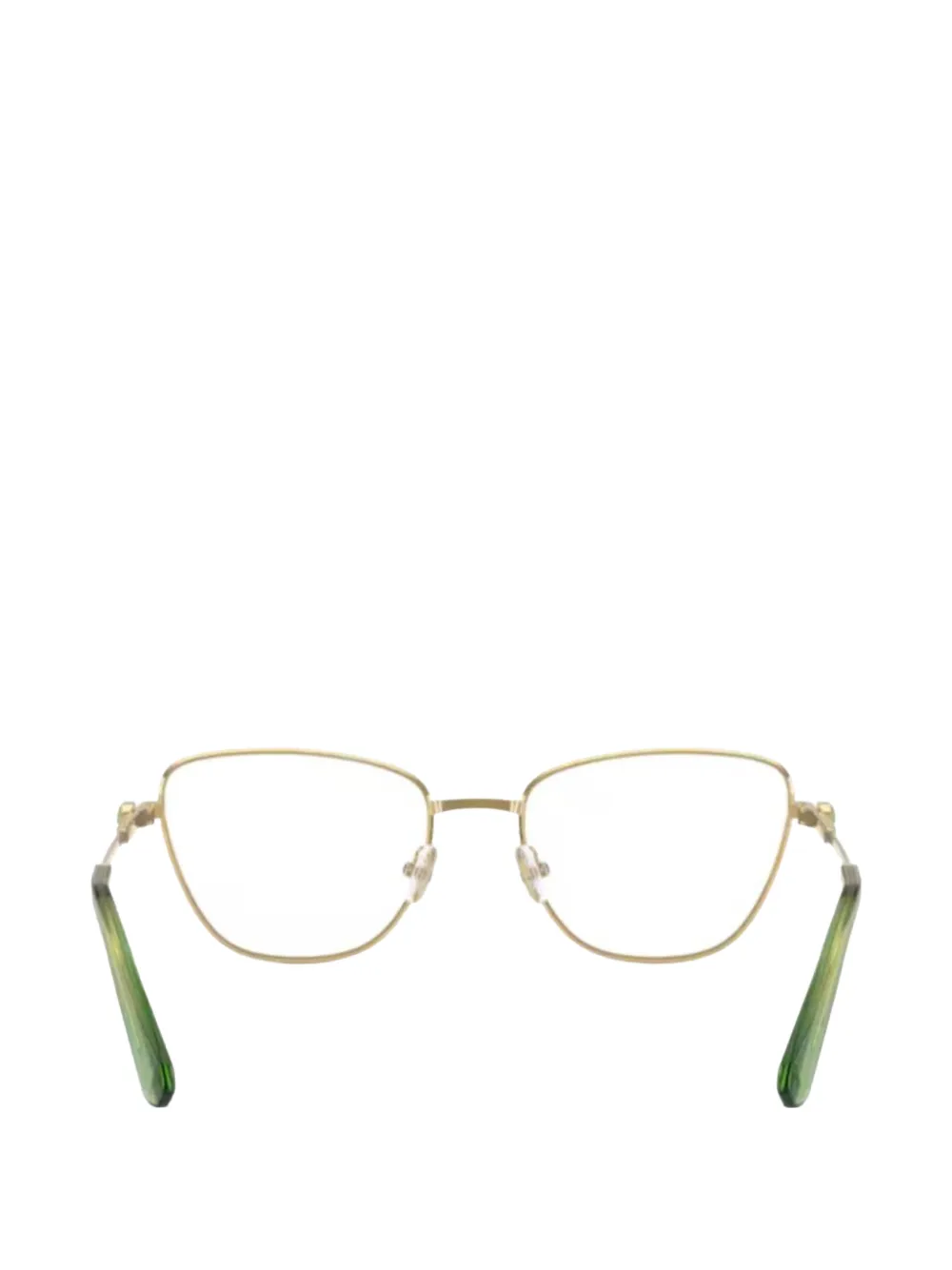Swarovski crystal-embellished geometric-frame glasses - Oro