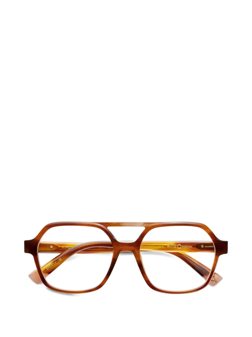 Etnia Barcelona Hype geometric-frame glasses - Marrone
