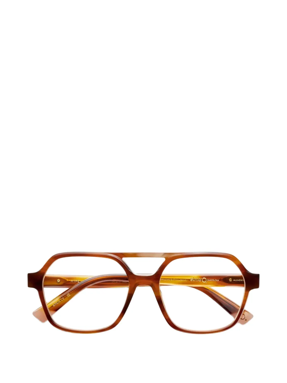 Etnia Barcelona Hype geometric-frame glasses - Marrone