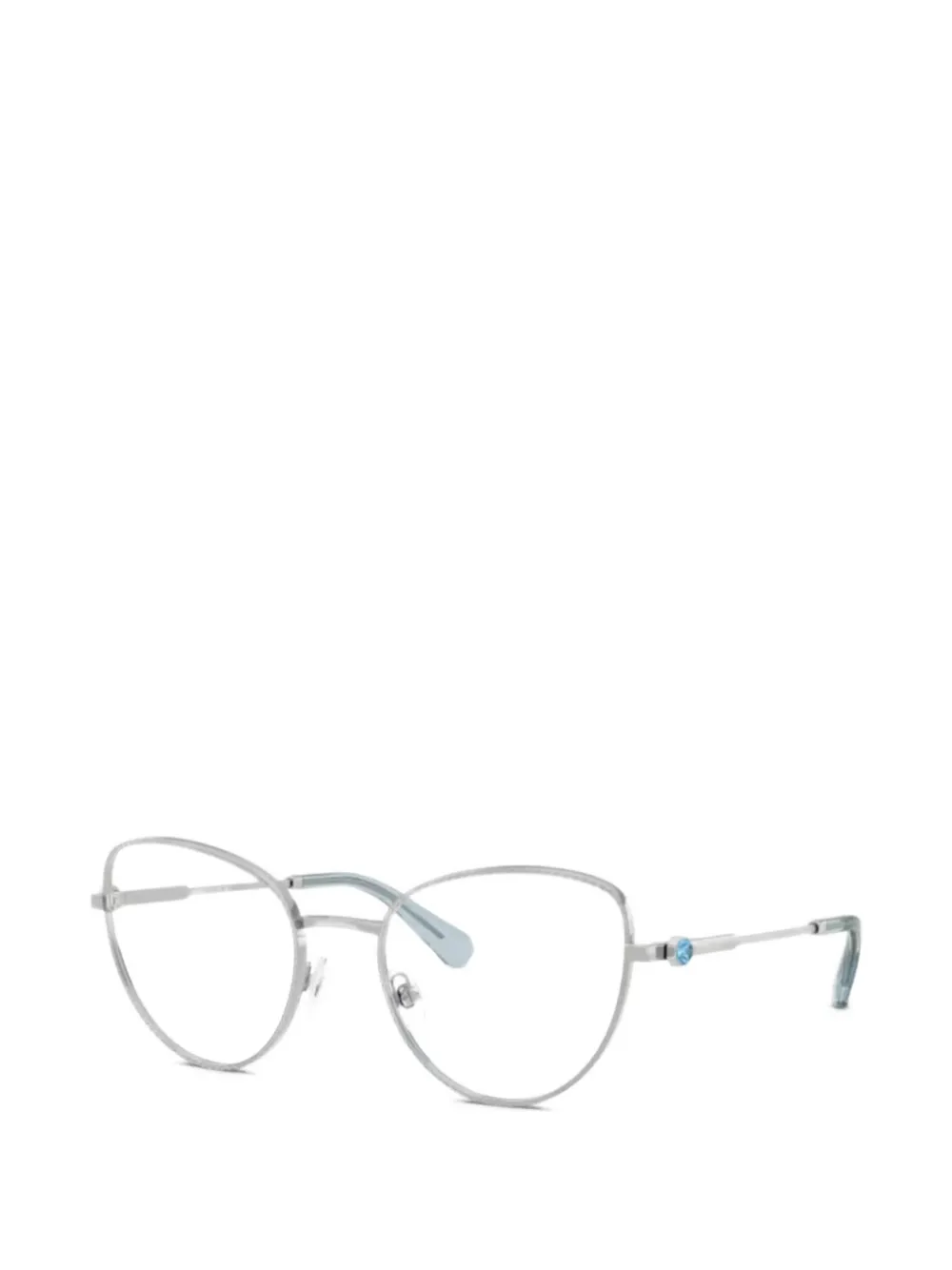 Swarovski Eyewear crystal-embellished glasses - Argento