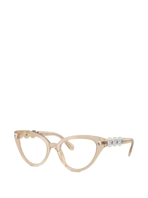 Swarovski crystal-embellished cat-eye glasses