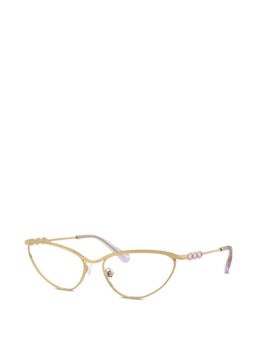Swarovski crystal-embellished cat-eye glasses - Oro