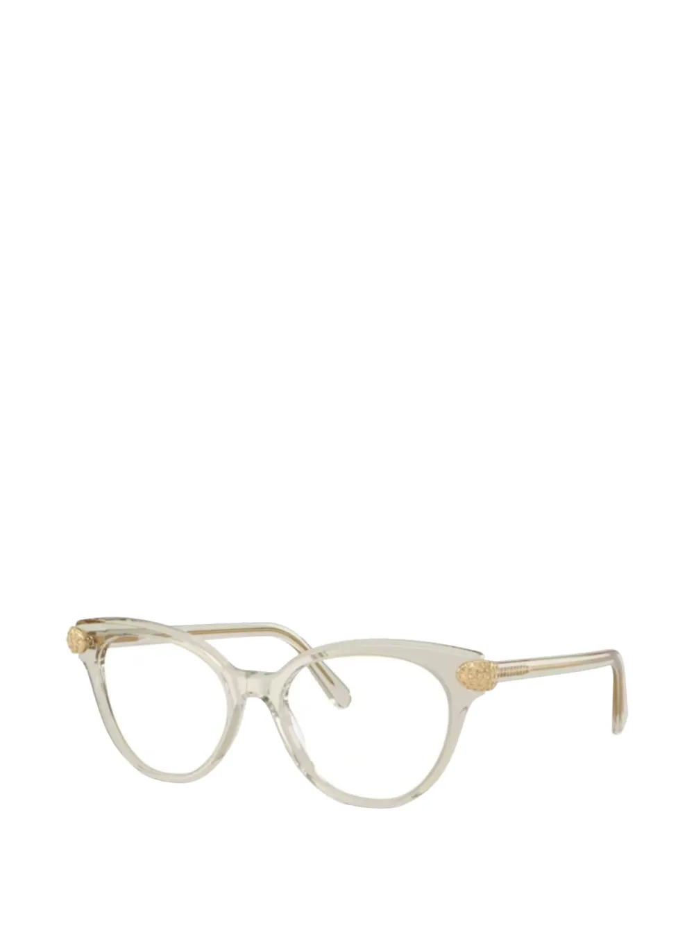 Swarovski crystal-embellished cat-eye glasses - Toni neutri