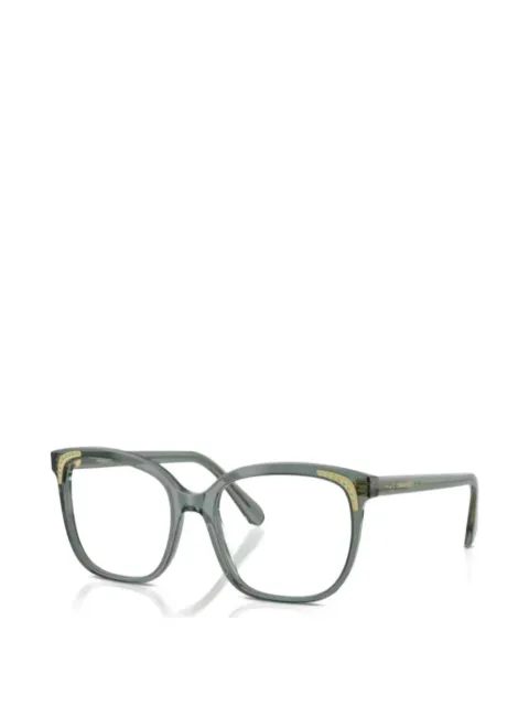 Swarovski Eyewear lunettes de vue carrées à ornement en cristal