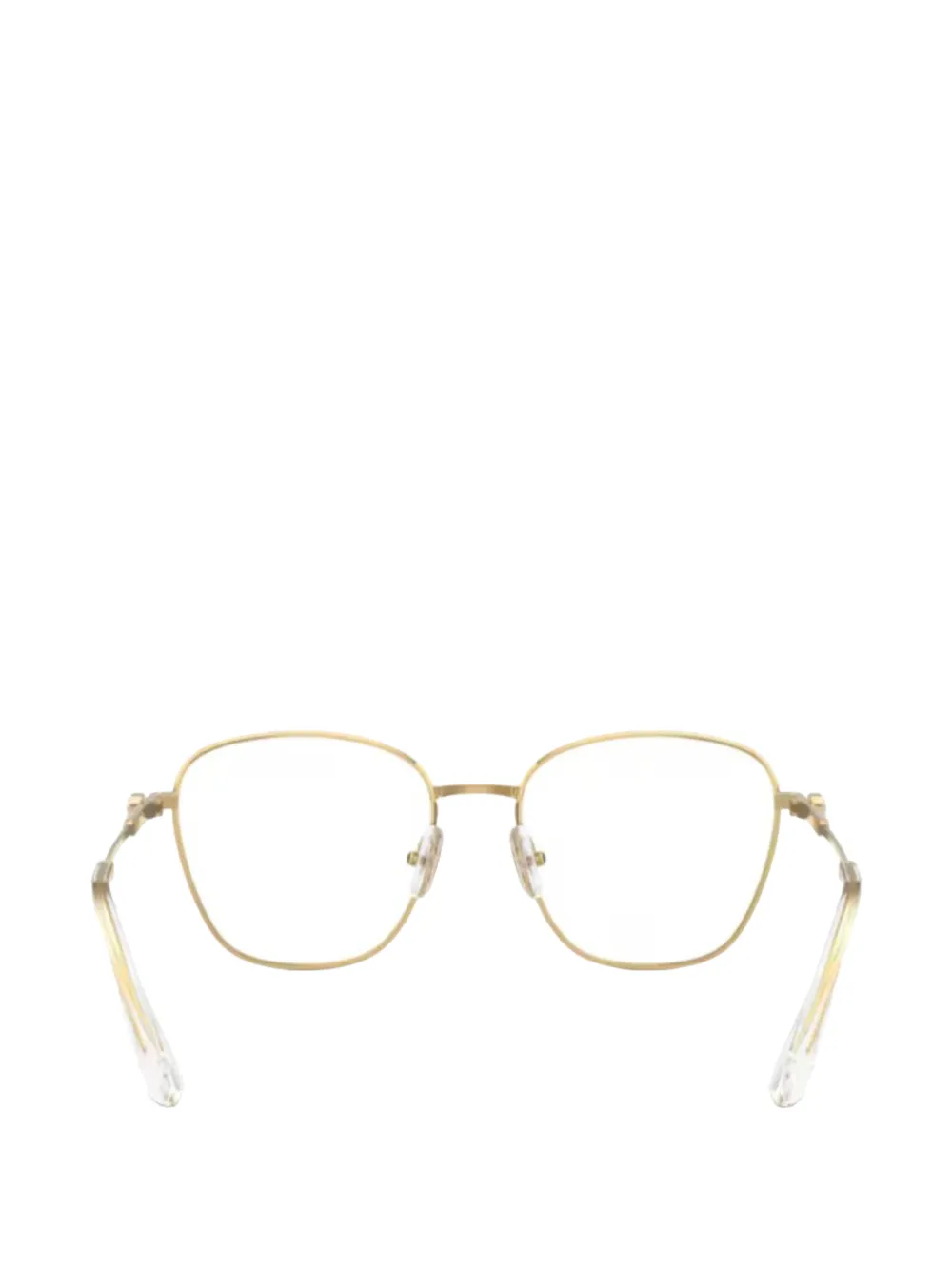 Swarovski crystal-embellished geometric-frame glasses - Oro
