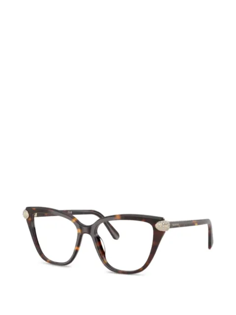 Swarovski Occhiali cat-eye con cristalli