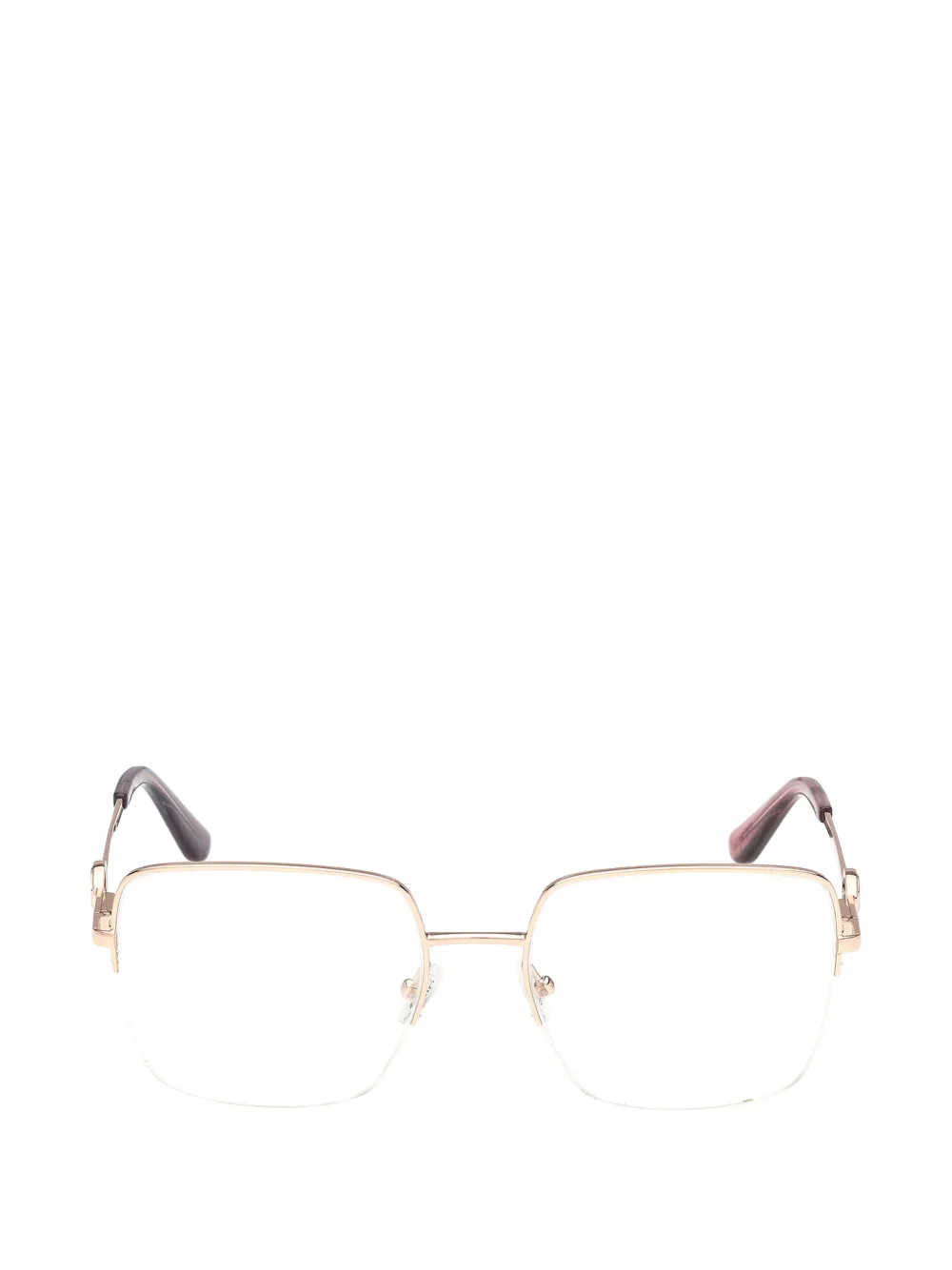 GUESS EYEWEAR geometric-frame glasses - Oro