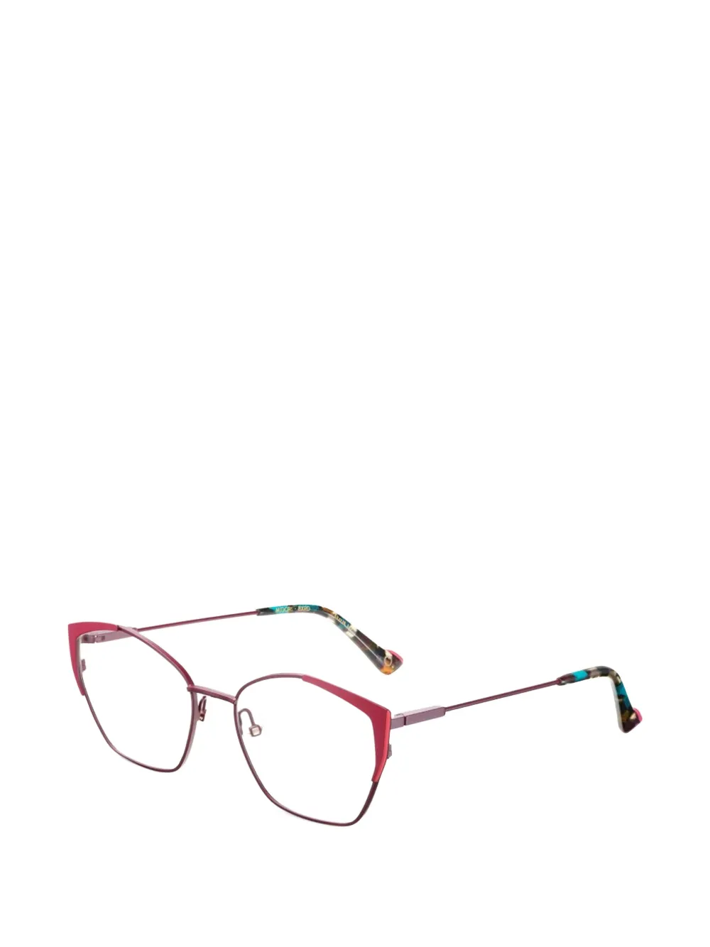 Etnia Barcelona Midori geometric-frame glasses - Rosso