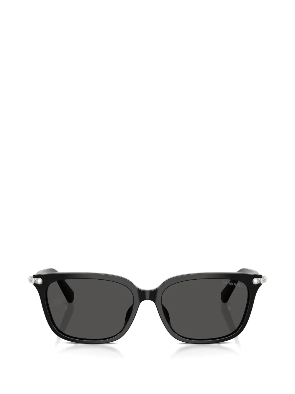 Swarovski crystal-embellished square-frame sunglasses - Noir Swarovski crystal-embellished square-frame sunglasses - Noir
